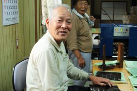良い海苔を選別する「目」