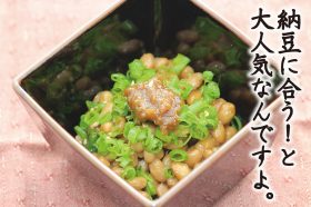 なんと、納豆に合うんです！