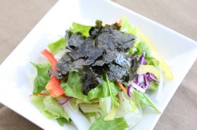 パリパリっとした海苔の食感とうま味